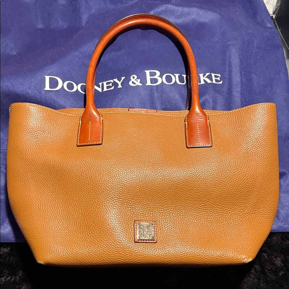 Dooney & Bourke Caramel Leather Tote